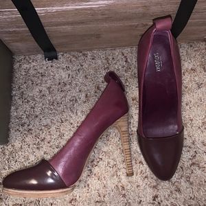 Kate Spade Womens High Heels Saturday Purple Pumps size 8 1/2
